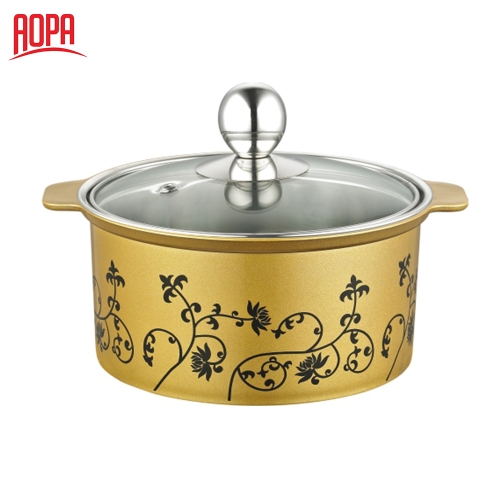 AOPA mini stainless steel hot pot shabu induction pot G26