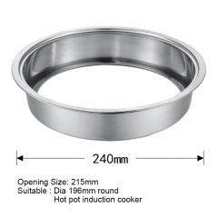 hot pot table induction cooker sinking steel ring