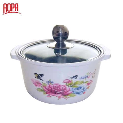 AOPA mini stainless steel hot pot shabu induction pot G35