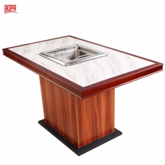 AOPA Square  Smokeless Hot Pot Equipment for restaurant dining table