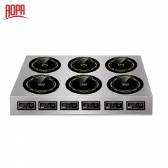 AOPA all metal double induction cooker 2 or 4 burner